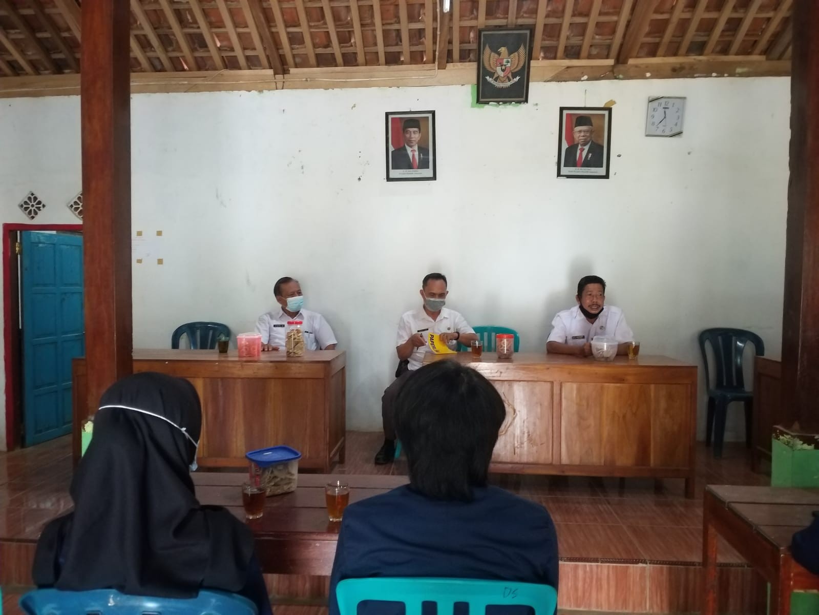 Monitoring  pelaksanaan  KKN mahasiswa IPB  di desa  Purbayan kec Pituruh