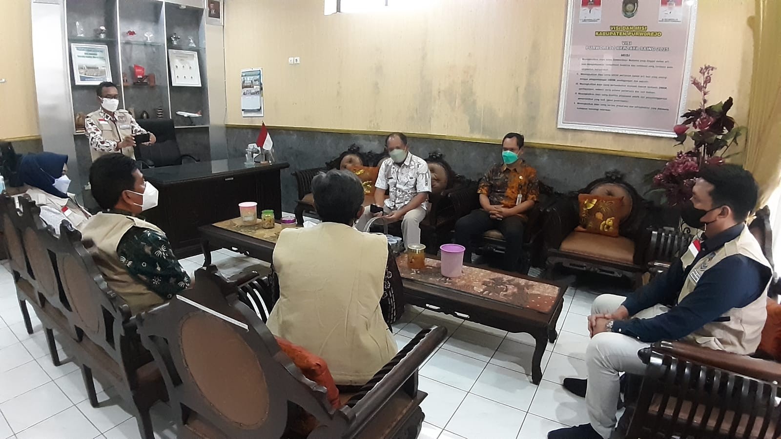 Koordinasi Balai PMD jogja dengan dinpermades terkait kegiatan bidang KKA SID