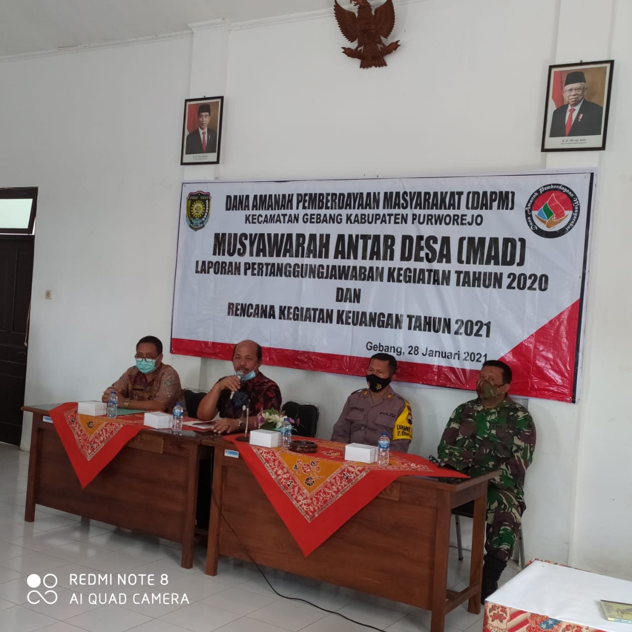 Musyawarah Antar Desa ( MAD ) Kecamatan Gebang