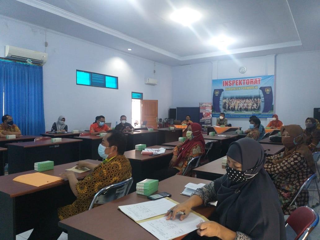 Rakor dalam rangka monitoring dan evaluasi (MCP Korsupgah) Tahun 2021