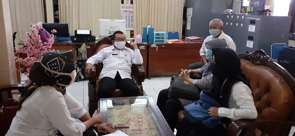 Monitoring dari inspektorat rabu 13 mei 2020 terkait permintaan indentifikasi data BLT dana desa .