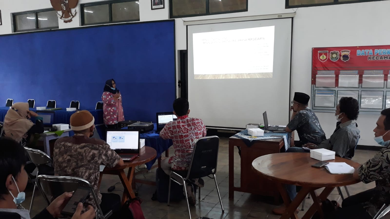 Rapat Koordinasi Teknis Persiapan Penyaluran Bantuan Keuangan kepada Pemerintah Desa yang Bersumber dari APBD Provinsi Jawa Tengah Tahun Anggaran 2022  di Kecamatan Purworejo