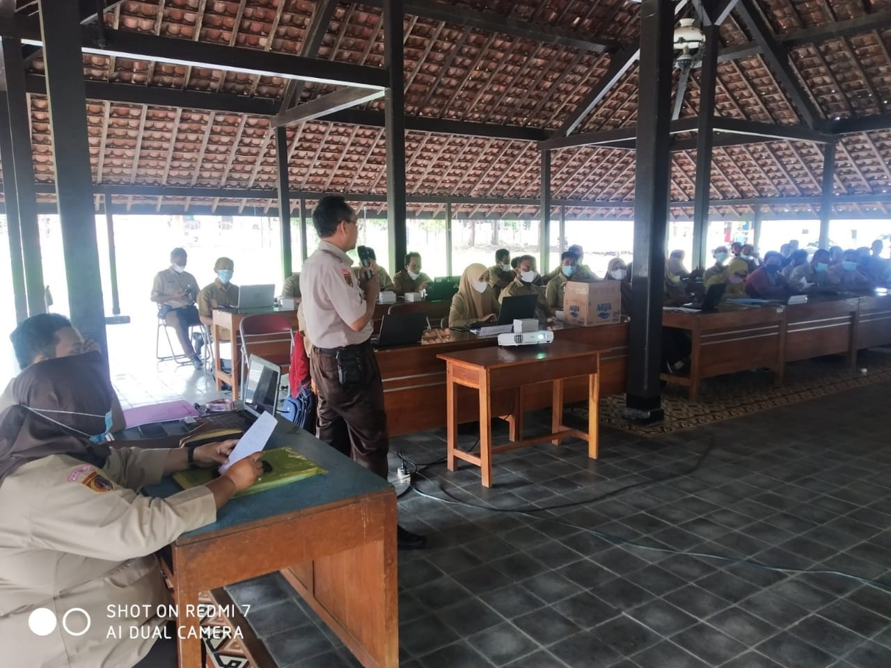 Rapat Koordinasi Teknis Persiapan Penyaluran Bantuan Keuangan kepada Pemerintah Desa yang Bersumber dari APBD Provinsi Jawa Tengah Tahun Anggaran 2022  di Kecamatan Kutoarjo