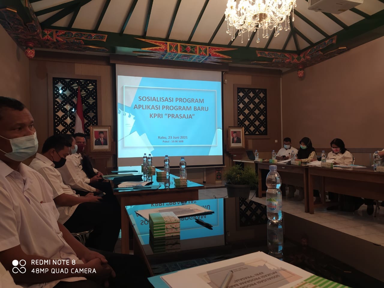 Rapat sosialisasi Aplikasi Baru bagi Anggota KPRI Prasaja