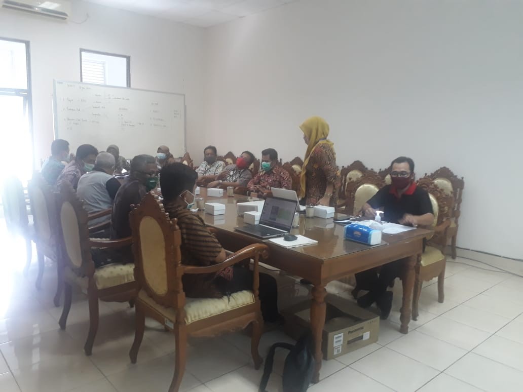 Rapat Koordinasi  Permohonan alih fungsi lahan atas tanah kas desa Megulung Kidul