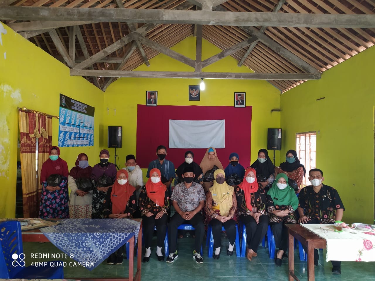 Kunjungan Dinpermasdes Kab Purworejo ke desa dampingan Desa Kedung Pomahan Wetan Kecamatan Kemiri.