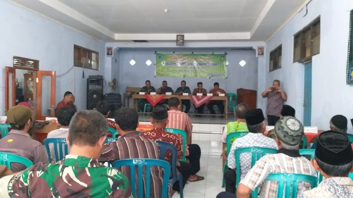 Sosialisasi Kegiatan TMMD Sengkuyung Tahap I di Desa Loning Kecamatan Kemiri