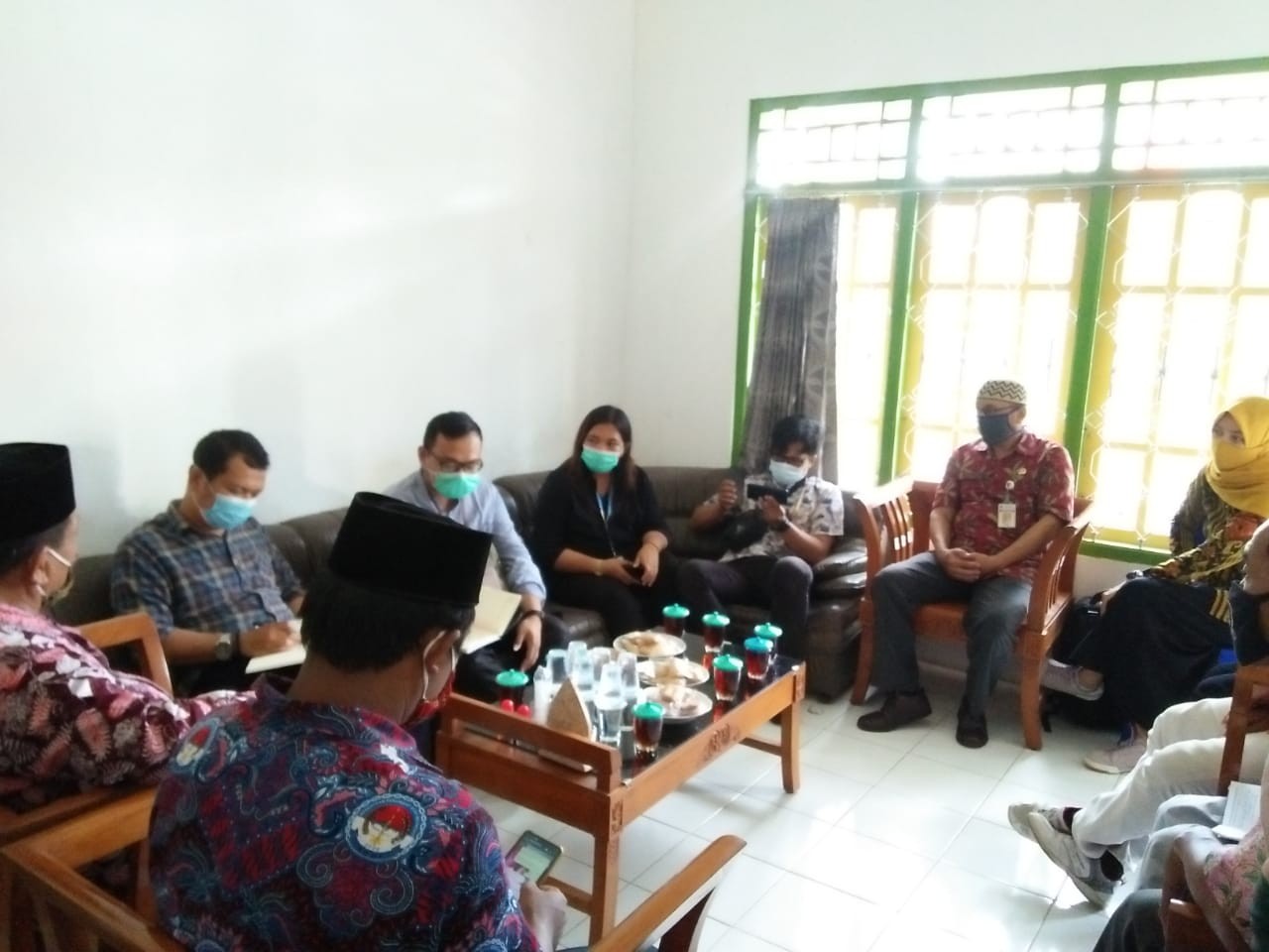 Mendampingi Team Monitoring BLT DANA DESA dari Kementrian Desa, Pembangunan Daerah Tertinggal dan Transmigrasi