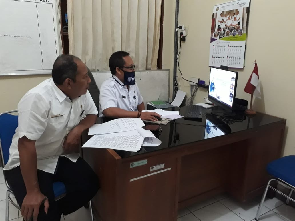 Dalam rangka mengikuti Rapat Virtual Rakor  Sensus Penduduk  September  Provinsi Jawa Tengah