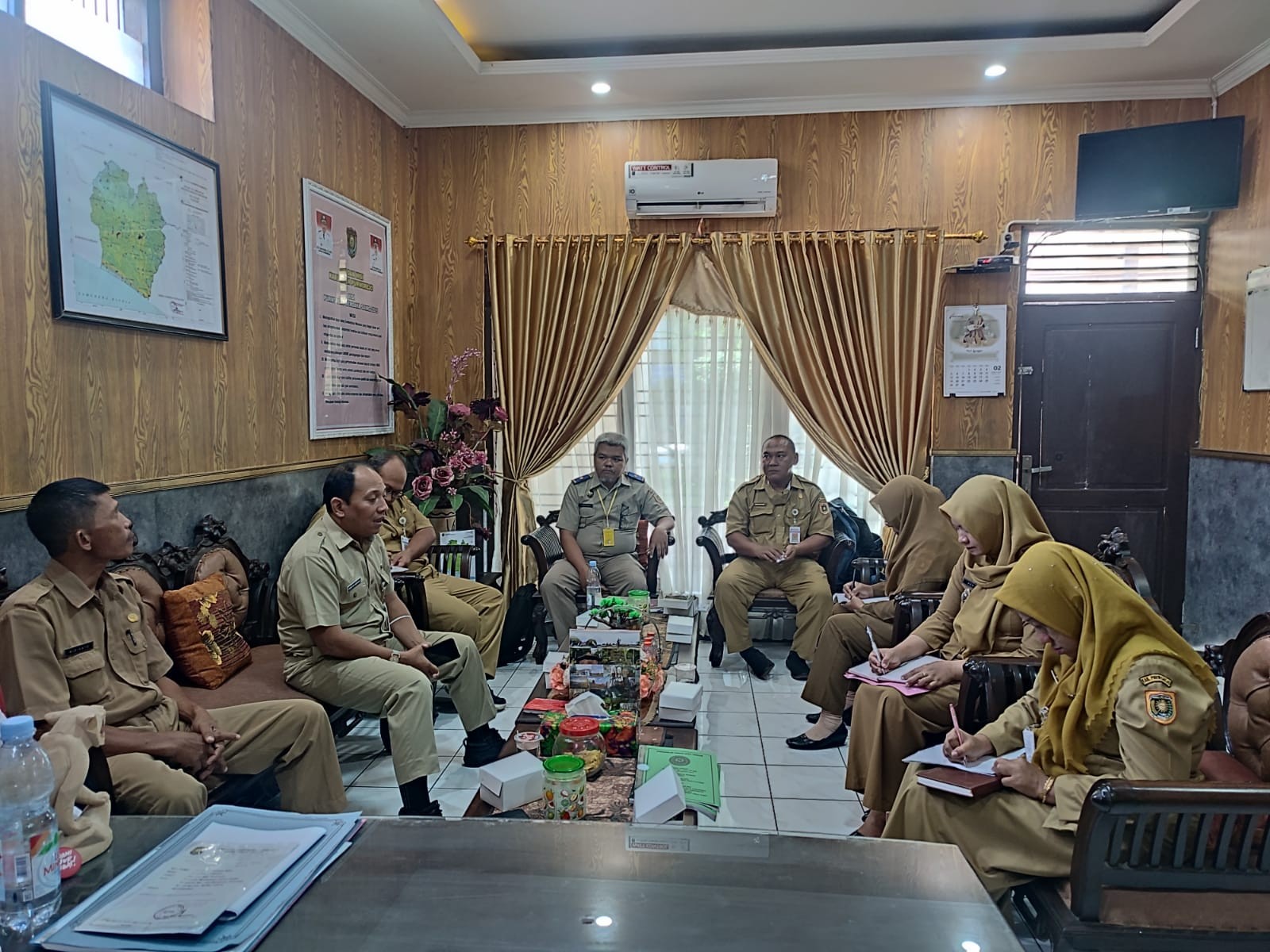 Rakor Penyelesaian Permasalahan Sengketa tanah di Desa Bragolan Kecamatan Purwodadi