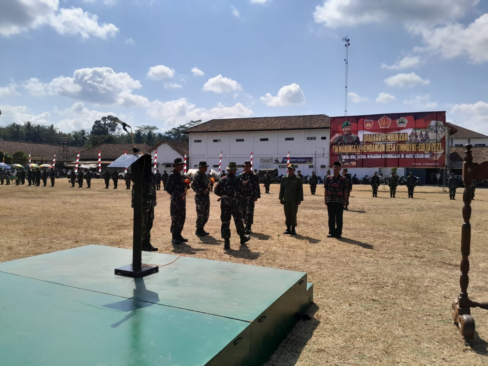 Gladi Bersih Upacara Pembukaan TMMD Reguler ke-118