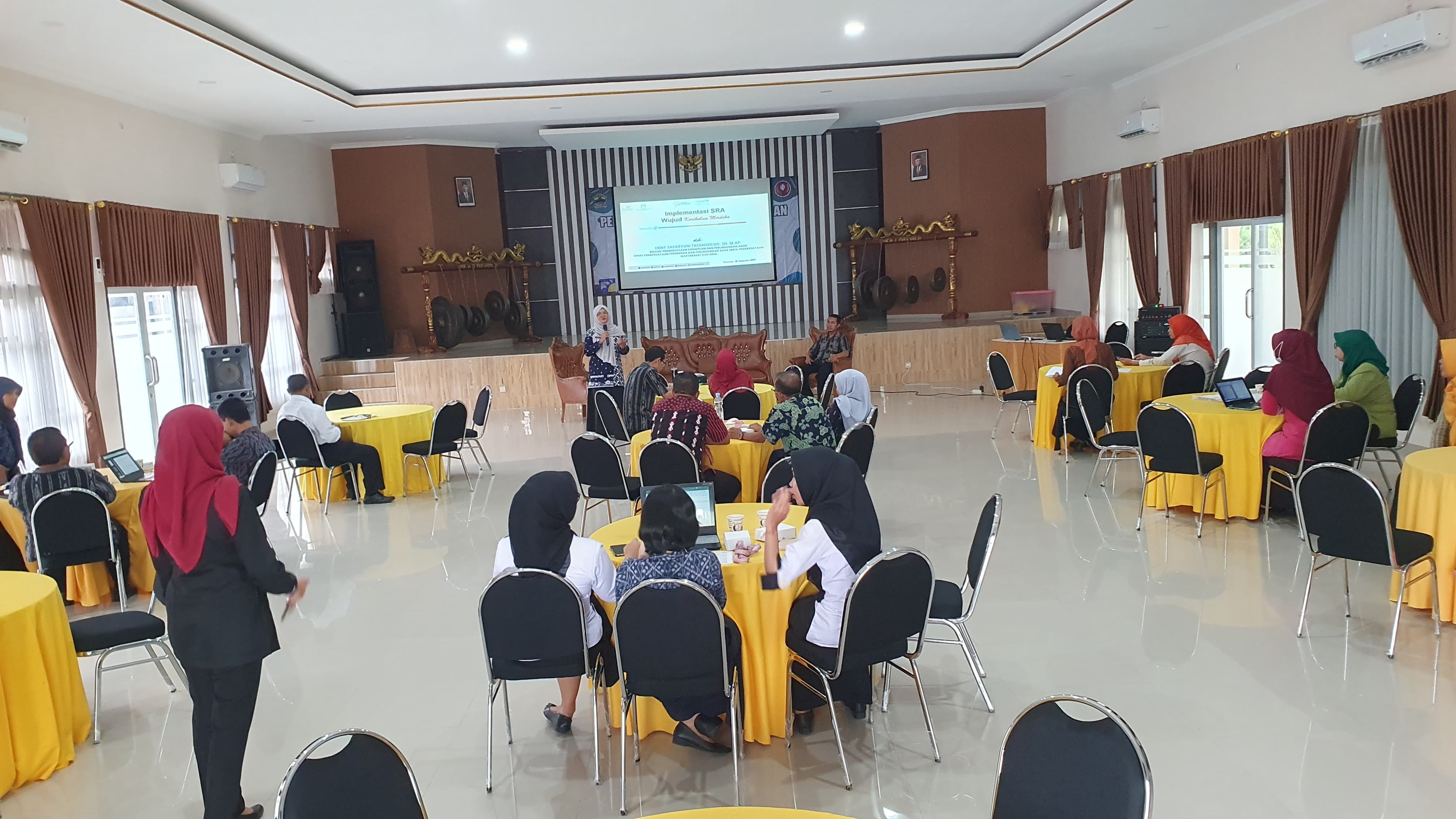 Workshop Peningkatan Kapabiltas Guru dan Tenaga Kependidikan dengan Tema \" Implementasi Satuan Pendidikan Ramah Anak (SRA) Wujud Kurikulim Merdeka