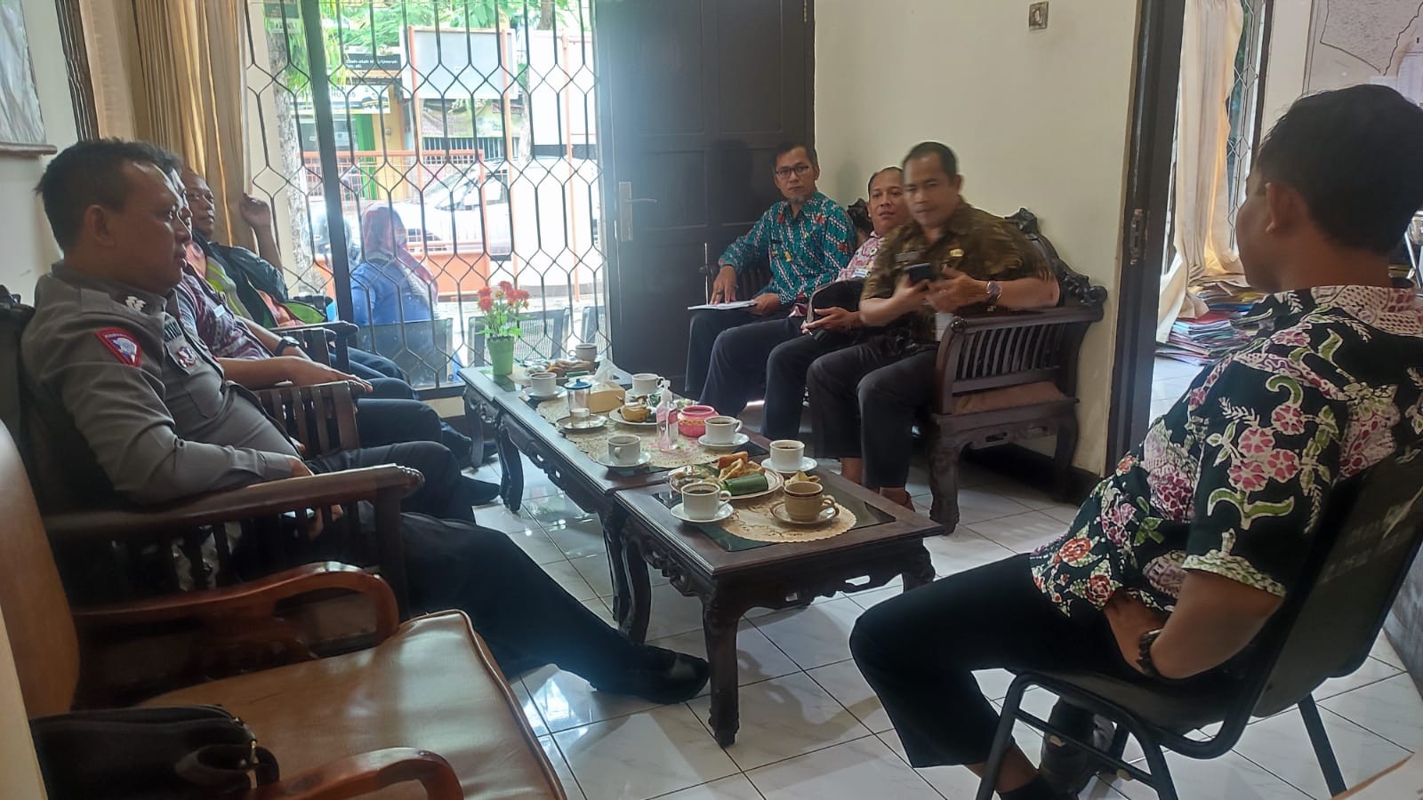 Rapat Koordinasi Permohonan Rekomendasi Perubahan Plat Nomor Kendaraan milik Pemdes Bapangsari Bagelen