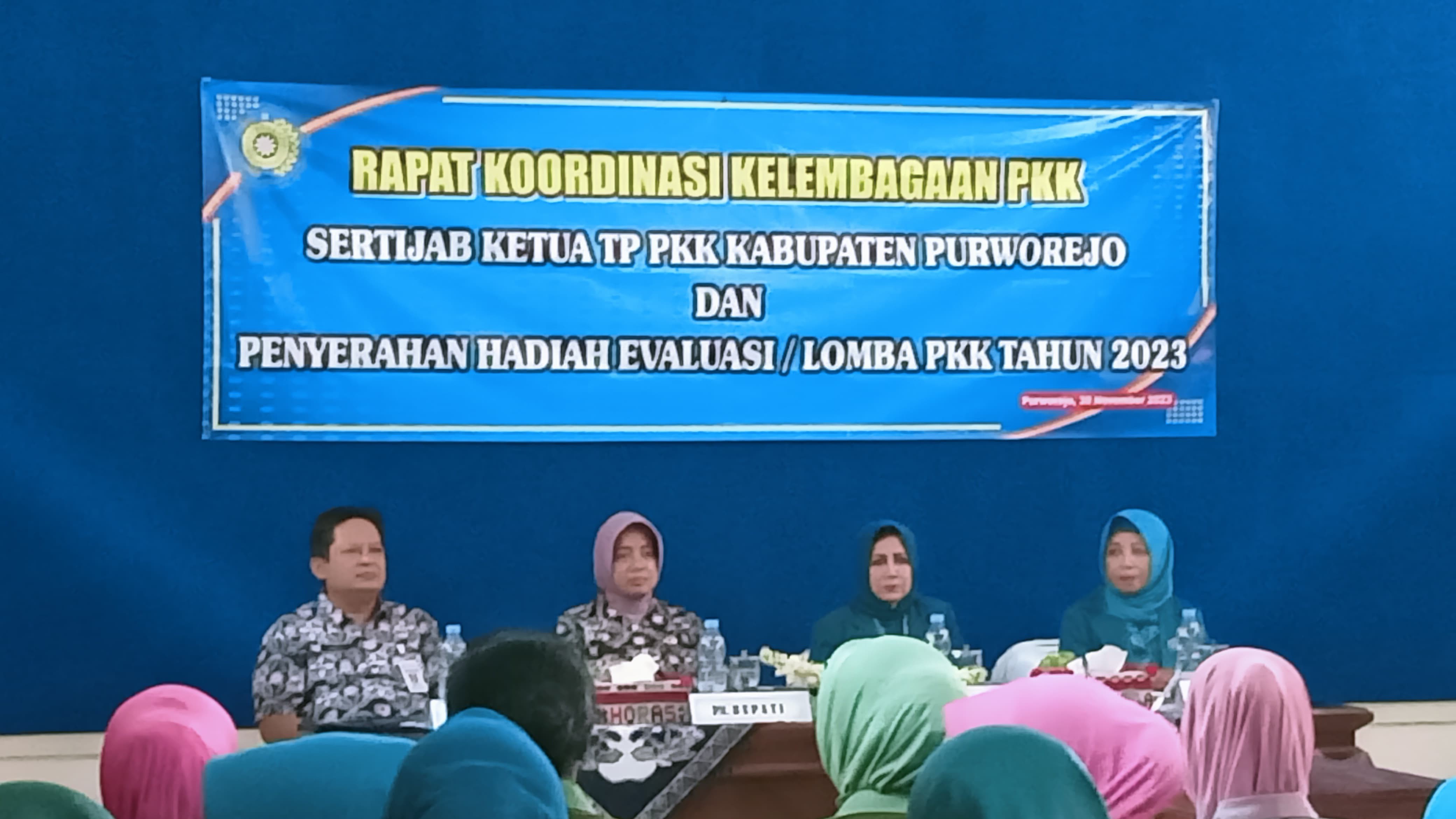 Rapat Koordinasi Kelembagaan PKK dan Serah Terima Jabatan Ketua TP PKK