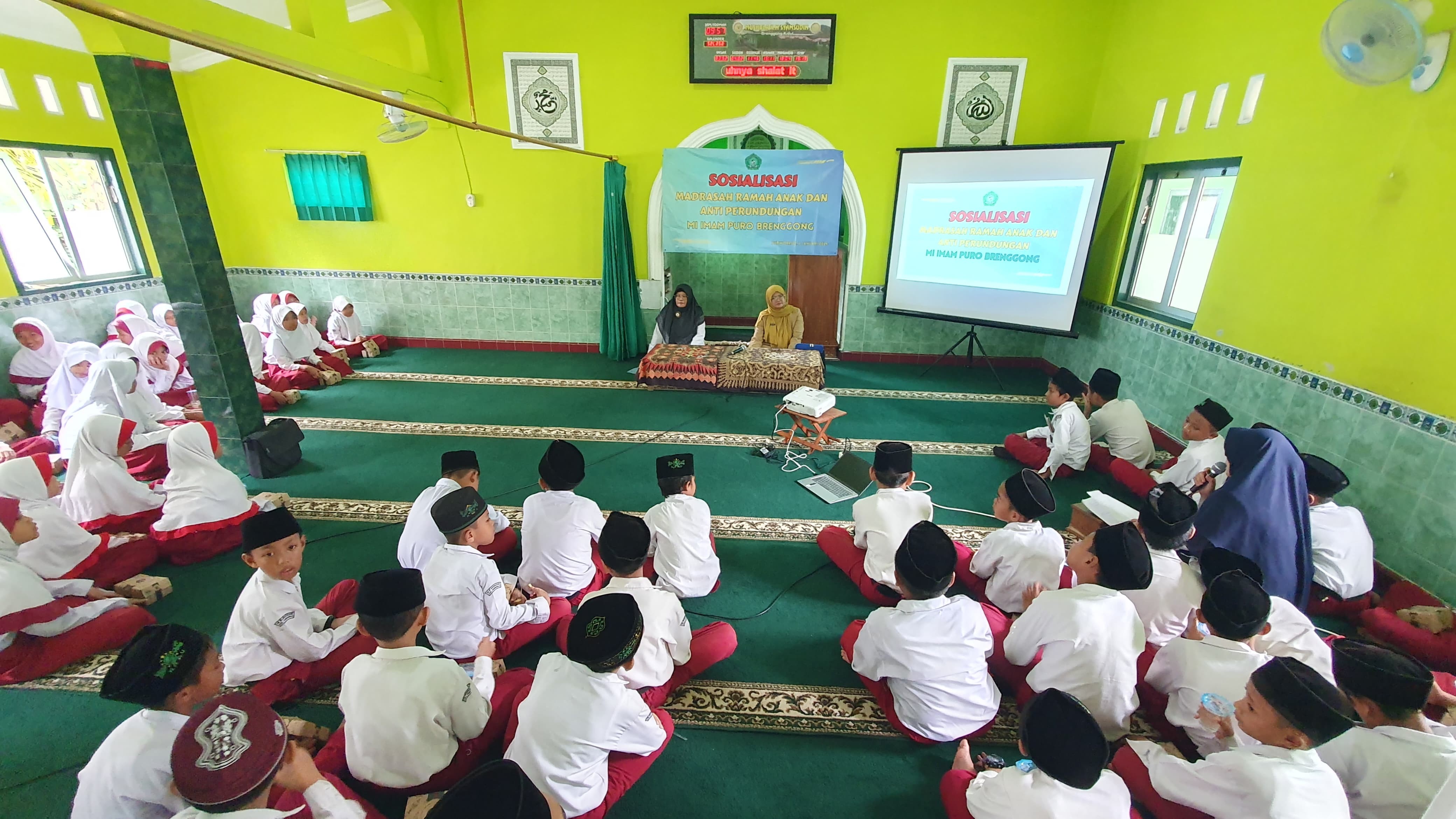 Sosialisasi Satuan Pendidikan Ramah Anak (SRA) dan anti perundungan MI IMAM PURO BRENGGONG