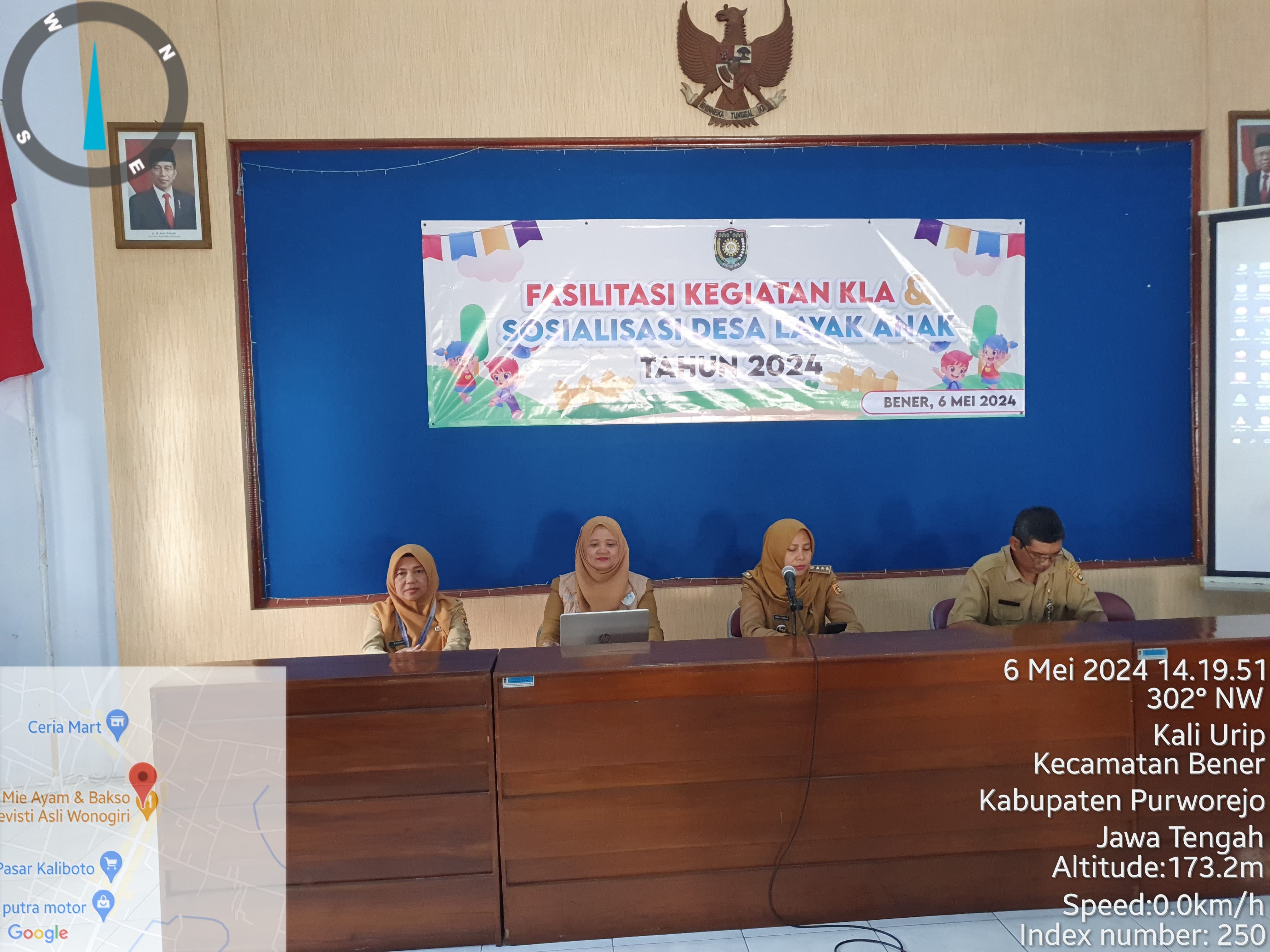 Fasilitasi Kegiatan Kecamatan Layak Anak dan Sosialisasi Desa Layak Anak Tahun 2024 Kecamatan Bener