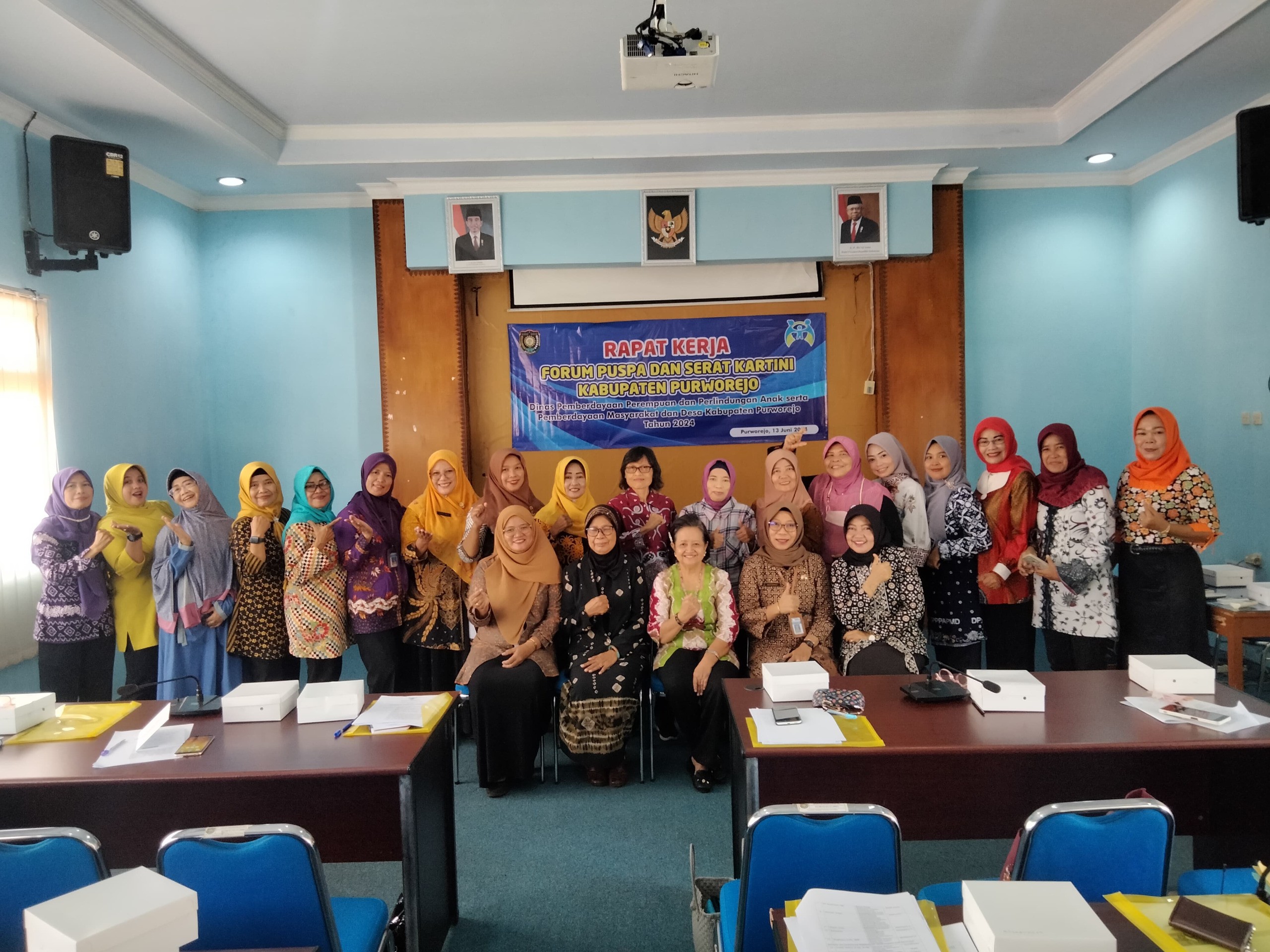 Rapat Kerja Forum Partisipasi Publik untuk Kesejahteraan Perempuan dan Anak (PUSPA) serta Sekolah Perempuan Cerdas Masa Kini (SERAT KARTINI)