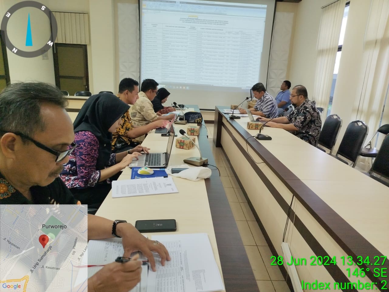 Pemaparan ke Pj. Sekretaris Daerah terkait Bantuan Keuangan khusus untuk kegiatan Sarana dan Prasarana Desa TA 2024