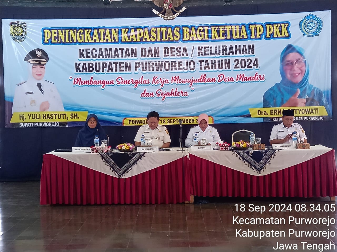 Peningkatan Kapasitas bagi ketua TP PKK Kecamatan, Desa/Kelurahan