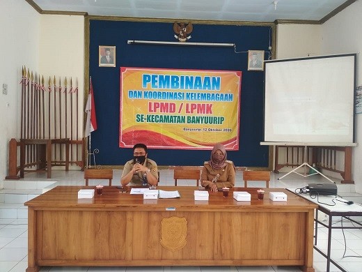 PEMBINAAN DAN KOORDINASI KELEMBAGAAN LPMD/K SE KECAMATAN BAYUURIP