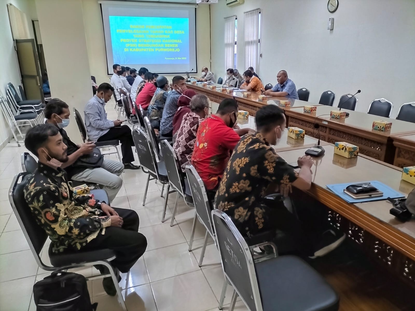 Rakor Percepatan Penyelesaian Tanah Kas Desa