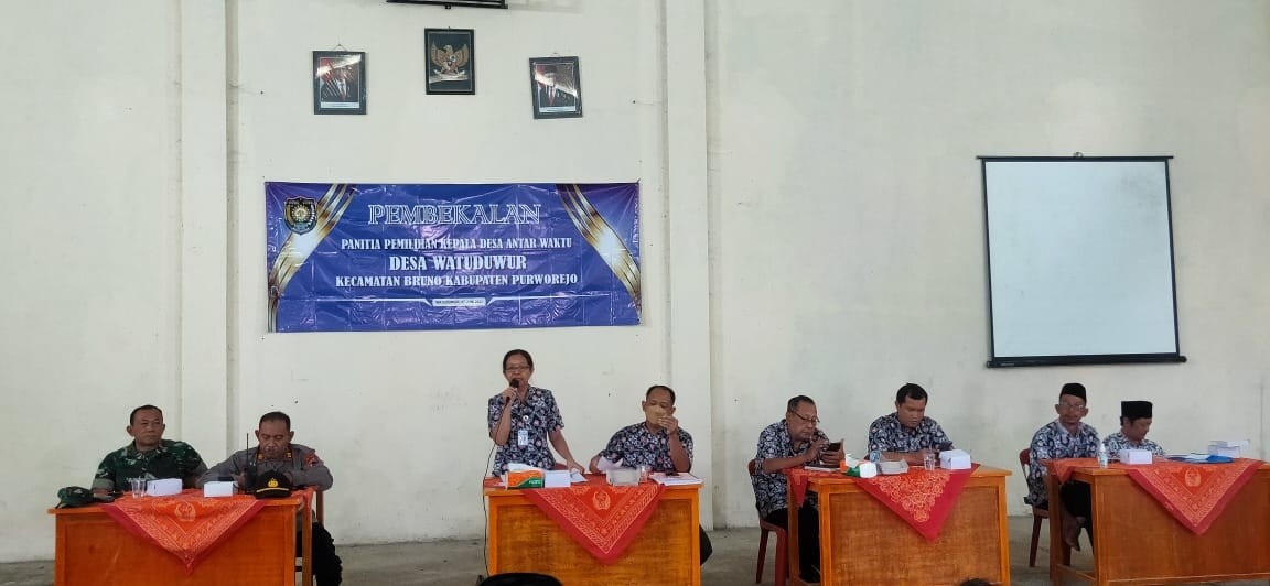 Pembekalan Panitia Pilkades Antar Waktu