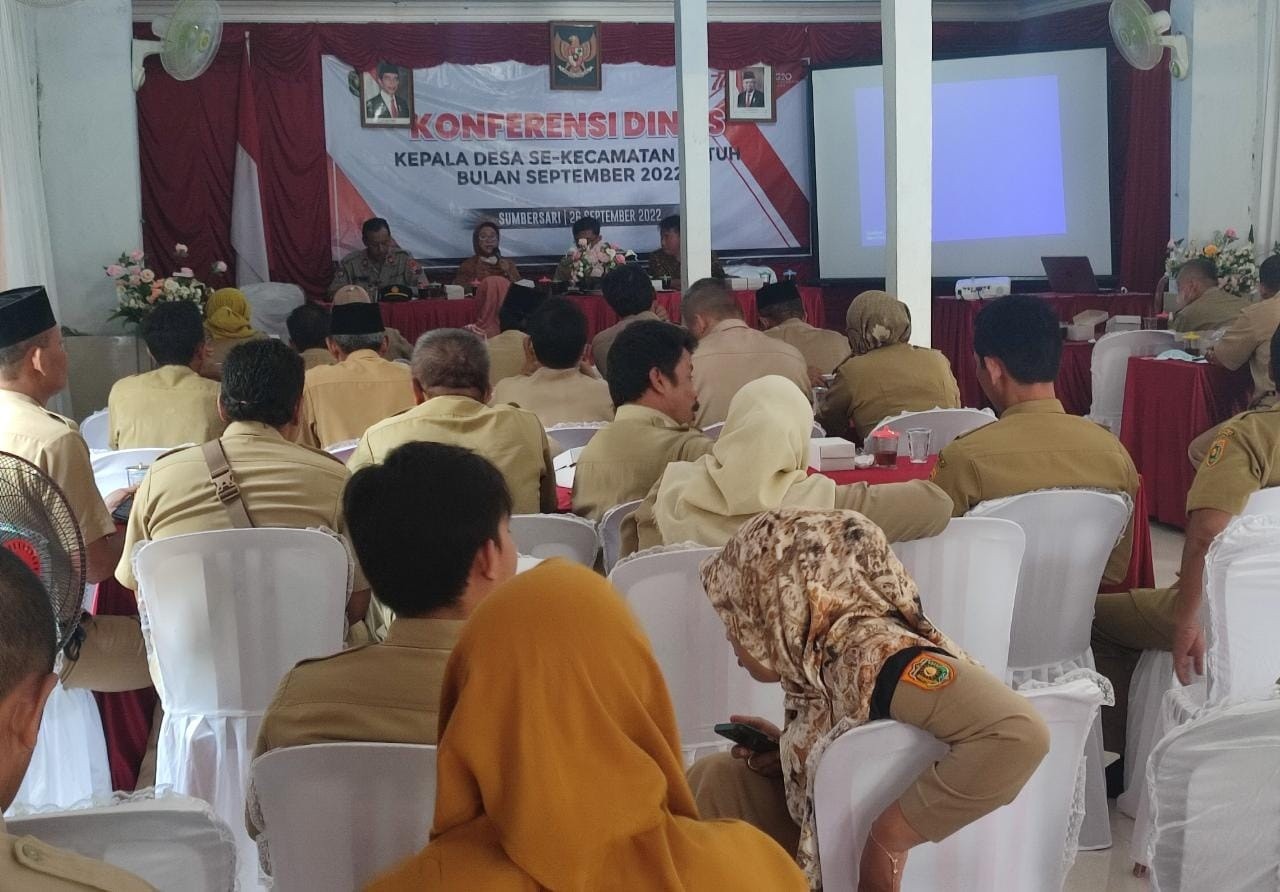 Konferensi Dinas Kepala Desa se-Kecamatan Butuh