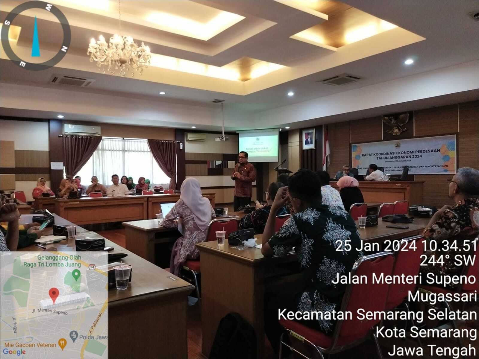 RAPAT KOORDINASI EKONOMI PERDESAAN TAHUN 2024 DALAM RANGKA PENGEMBANGAN DAN PENGUATAN BADAN USAHA MILIK DESA (BUMDESA)