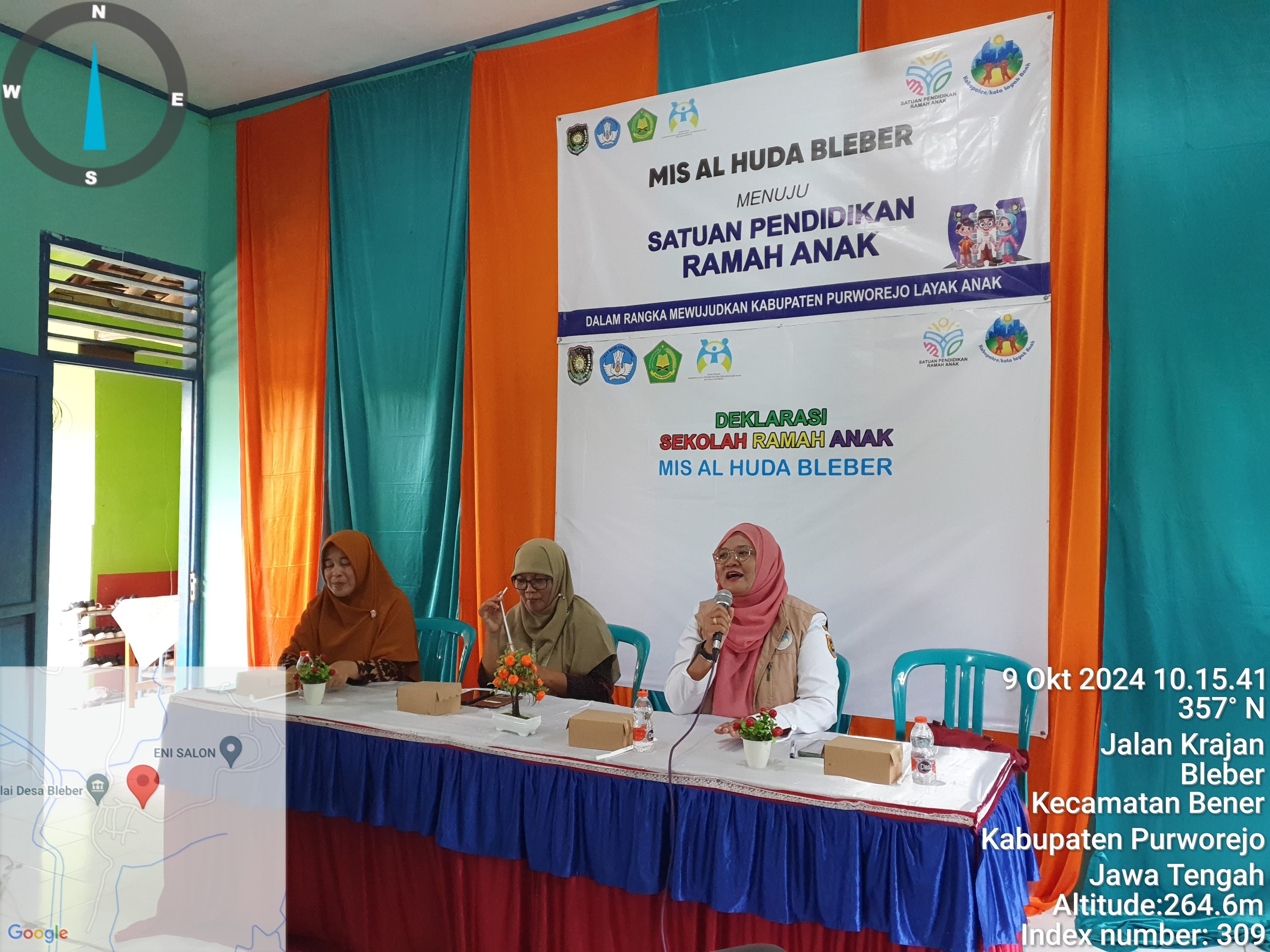 DEKLARASI SATUAN PENDIDIKAN RAMAH ANAK (SRA) MI AL HUDA BLEBER KECAMATAN BENER