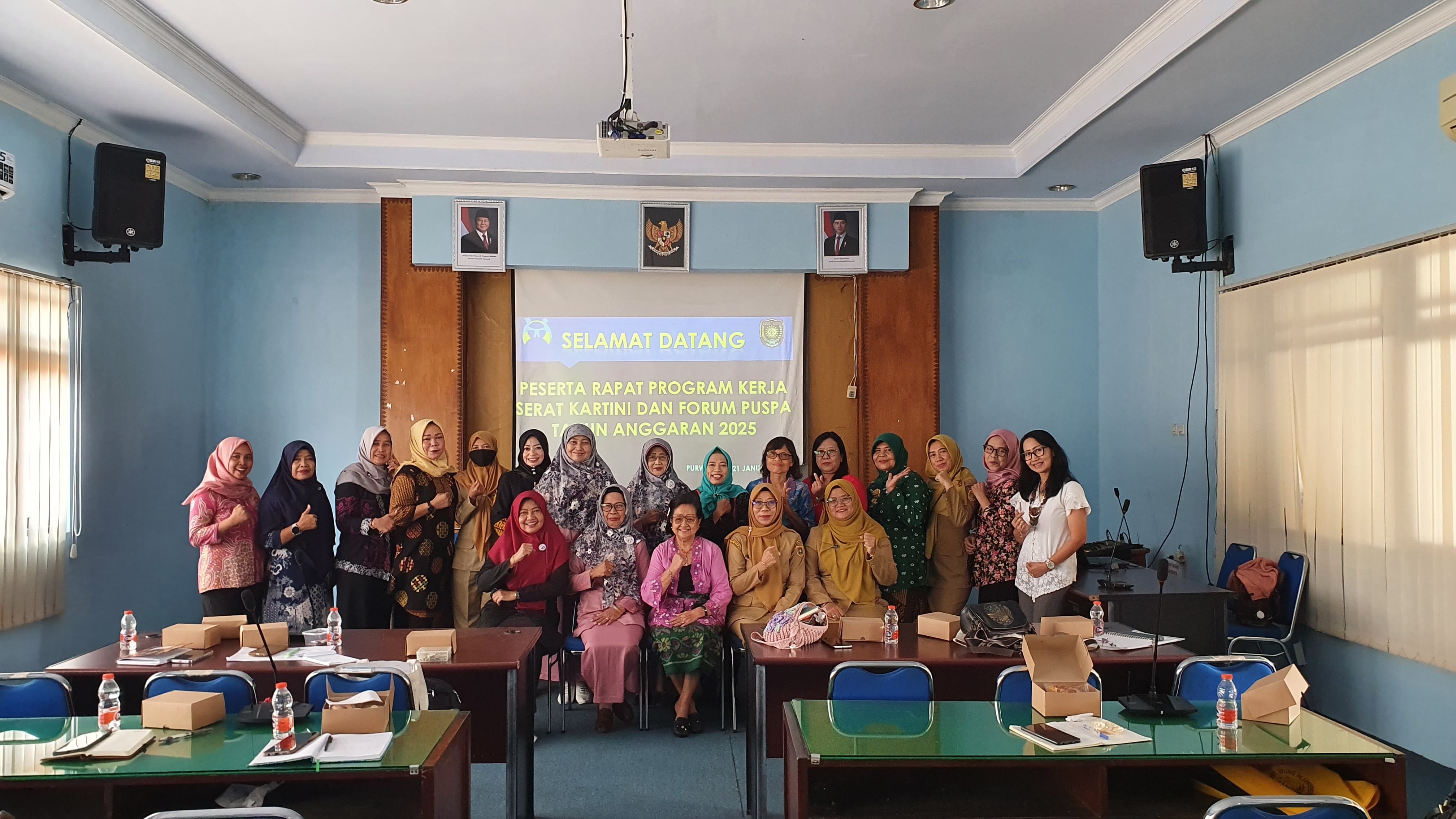 Rapat Program Kerja Forum PUSPA dan SERAT KARTINI Tahun Anggaran 2025