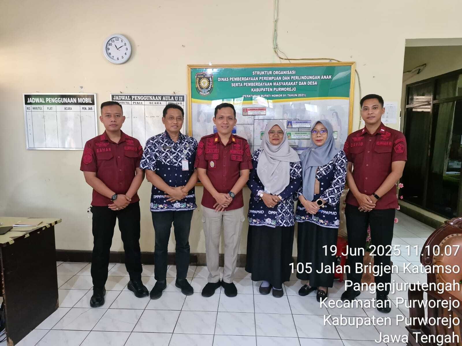 Kunjungan Dari Kepala Rutan Purworejo