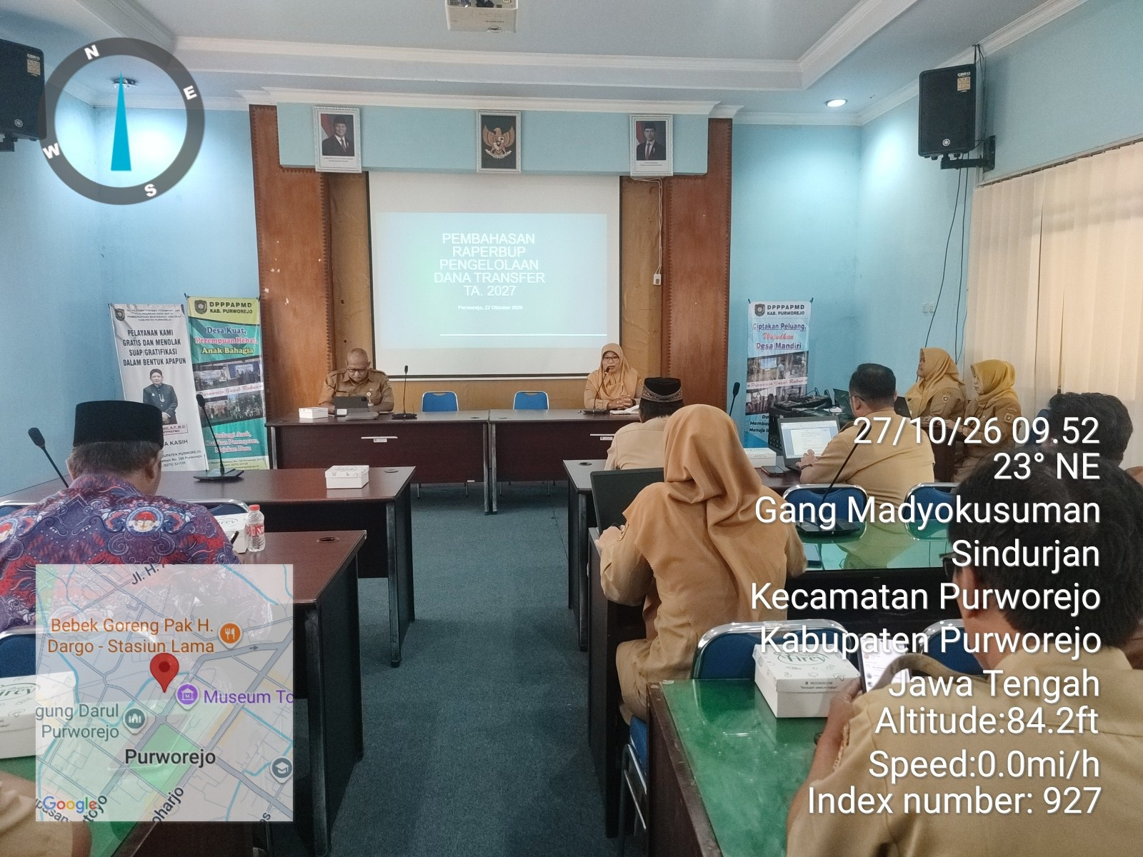 Rapat Pembahasan Rancangan Peraturan Bupati Purworejo terkait dengan Pengelolaan Dana Transfer Tahun Anggaran 2026