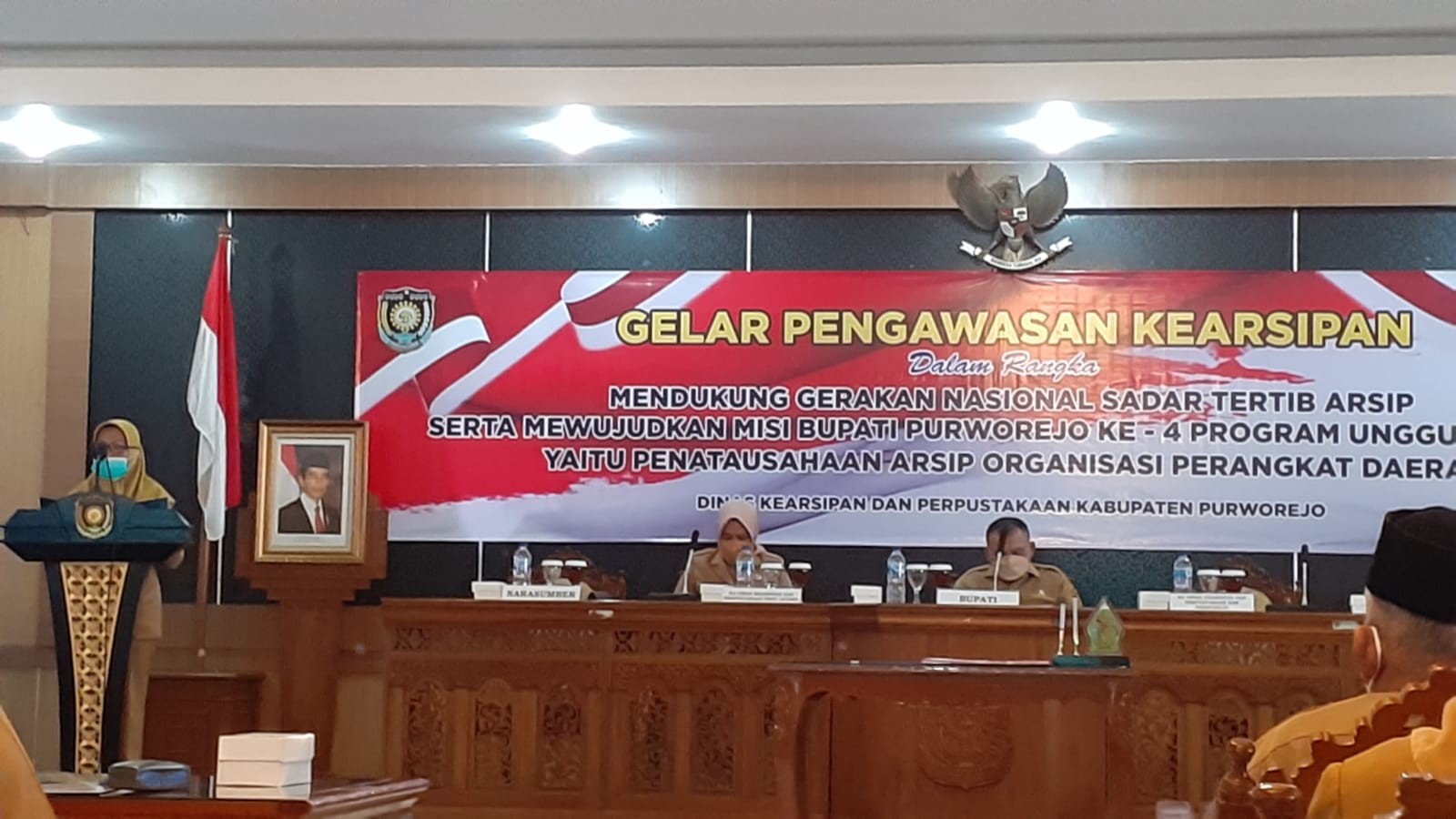 Gelar pengawasan kearsipan dalam rangka mendukung gerakan nasional sadar tertib arsip