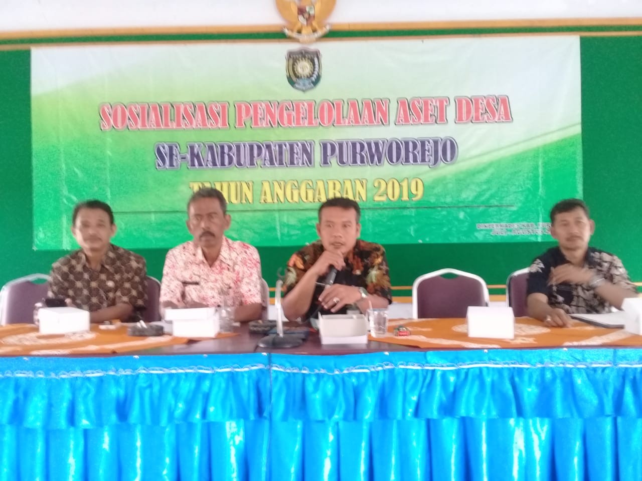 Sosialisasi Pengelolaan Aset Desa se Kabupaten Purworejo di Kecamatan Bruno