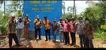 ACARA UJI FUNGSI DAN SERAH TERIMA PROGRAM PAMSIMAS TA. 2020 DI DESA BLIMBING KECAMATAN BRUNO