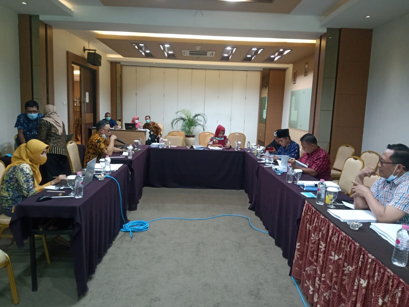 Rapat Komisi I dan IV DPRD Kab.Purworejo membahas raperda tentang Anggaran Pendapatan  dan Belanja (APBD)