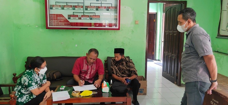 Koordinasi Terkait Surat Kepala Desa Tepus Kulon Kecamatan Kutoarjo