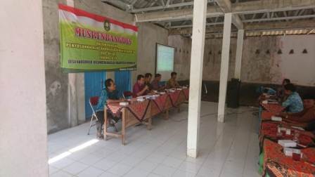 TIM INOVASI KABUPATEN ikut serta dalam musrenbangdes di desa Hargorojo kecamatan Bagelen