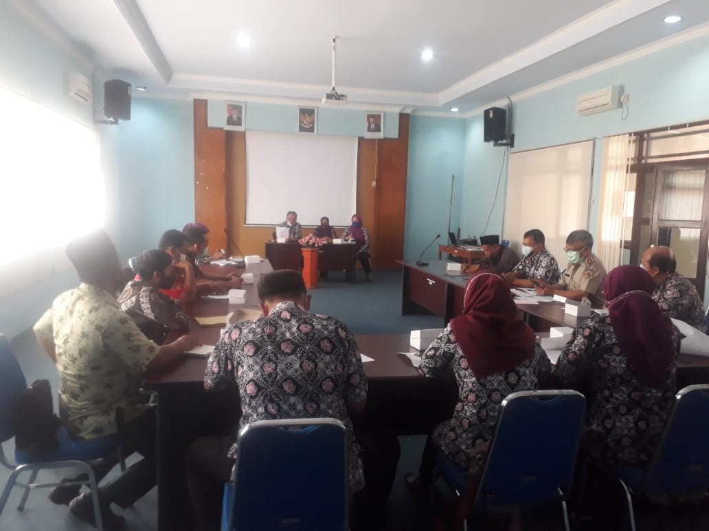 Rapat Koordinasi Percepatan Penyelesaian Isu Tanah Kas Desa pada Proyek Strategis Nasional Sektor Sumber Daya Air Bendungan Bener.