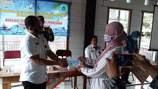 BIMTEK PENINGKATAN KINERJA PELAYANAN DAN KEBERLANJUTAN KP-SPAMS SE-KECAMATAN BENER TAHUN 2020 DI DESA KETOSARI KECAMATAN BENER