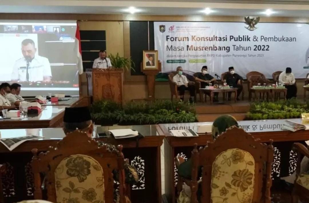 Pemkab Purworejo Gelar Konsultasi Publik dan Pembukaan Masa Musyawarah Perencanaan Pembangunan Daerah (Musrenbang) Tahun 2022