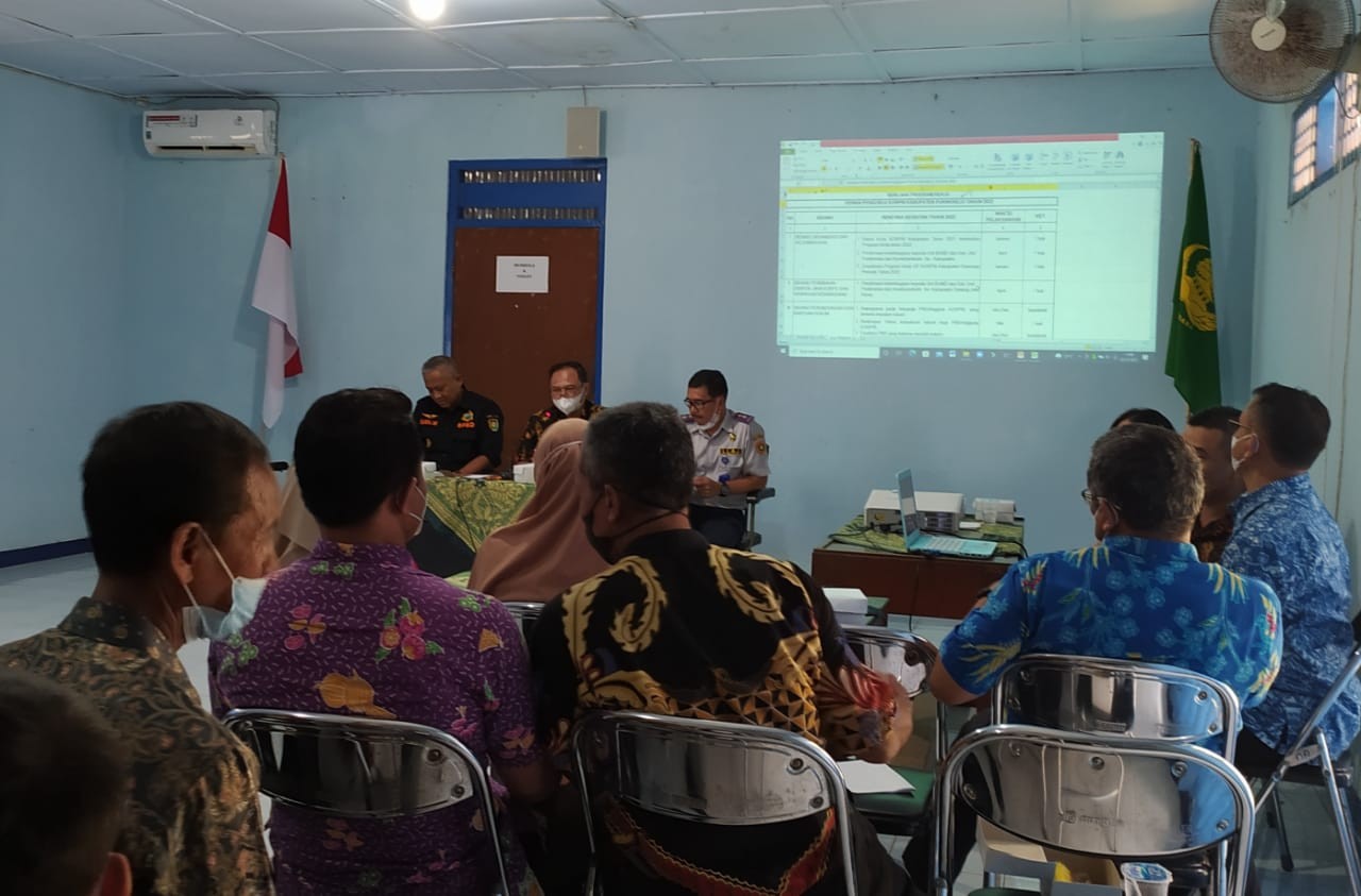 Rapat Pembahasan Program Kerja DP Korpri Kabupaten Purworejo Tahun 2022.