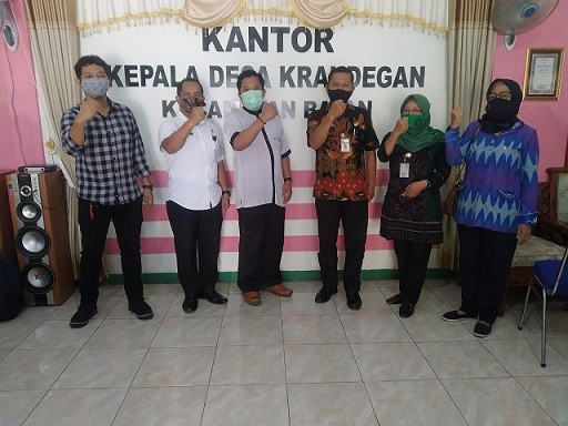 Monev JPS (Jaring Pangan Sosial) dengan Dispermadesdukcapil Prov Jateng