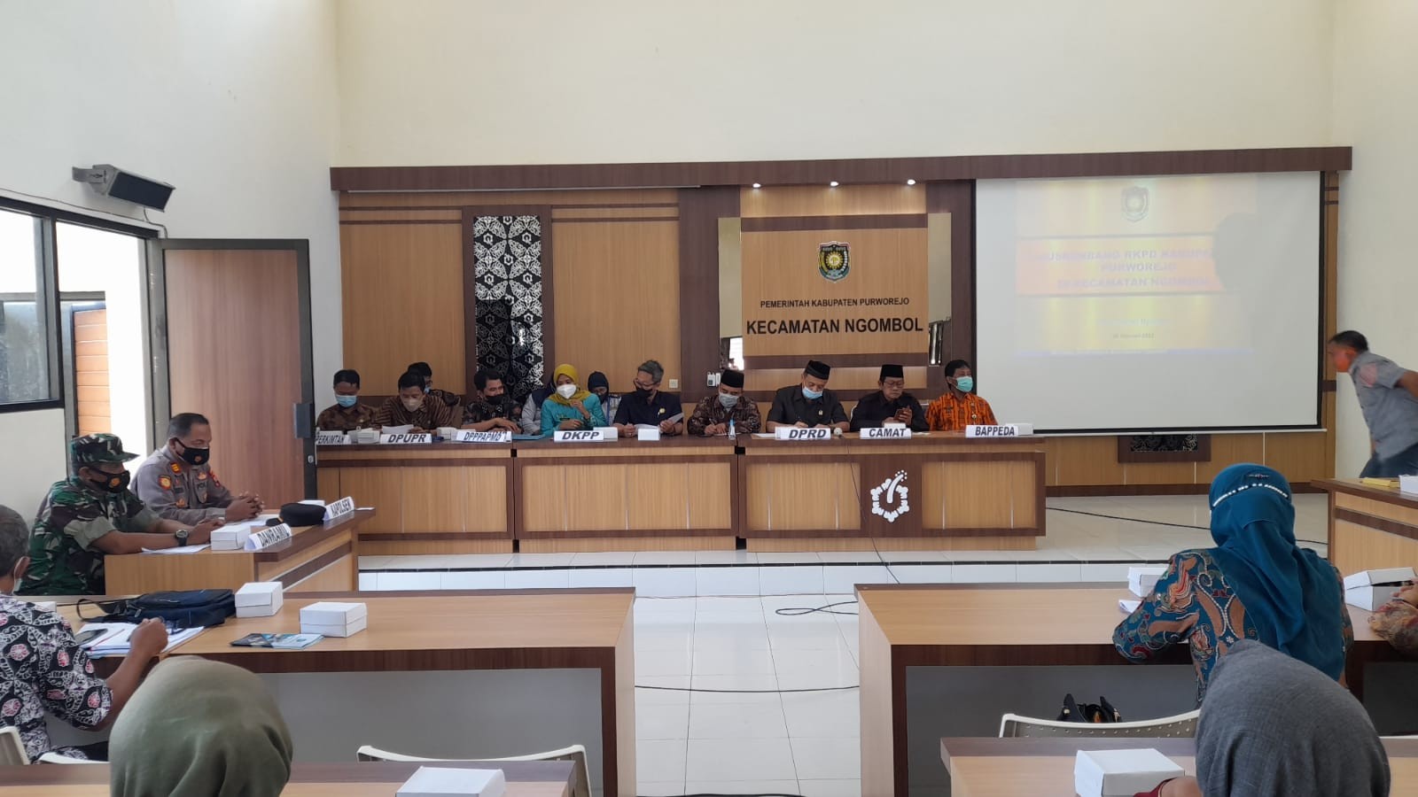 Monitoring Kegiatan Musrenbang Penyusunan RKPD Kabupaten Purworejo Tahun 2023 di Kecamatan Ngombol