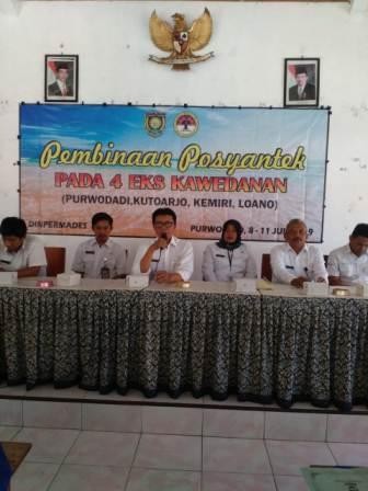 Pembinaan Posyantek Bagi Pengurus Posyantek Kec dan Posyantekdes di wilayah eks Kawedanan Kemiri