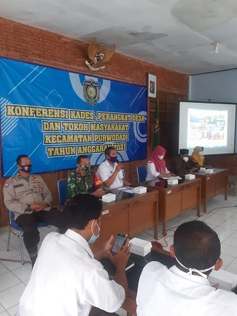 Menghadiri sosialisasi UMKM dan Bumdes oleh Komisi 3 DPRD Kab.Purworejo di Kecamatan Purwodadi