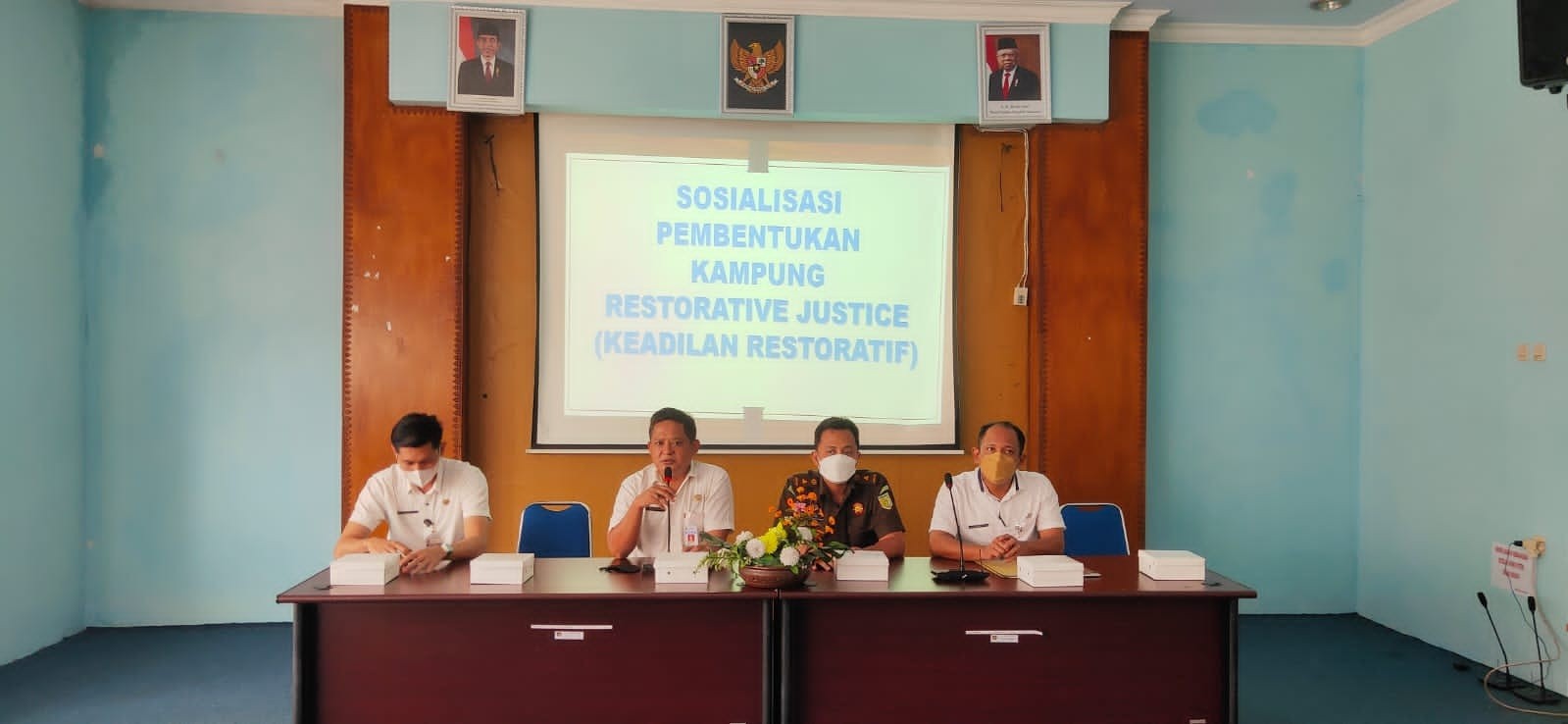 Sosialisasi Program Pembentukan Kampung Restorative Justice